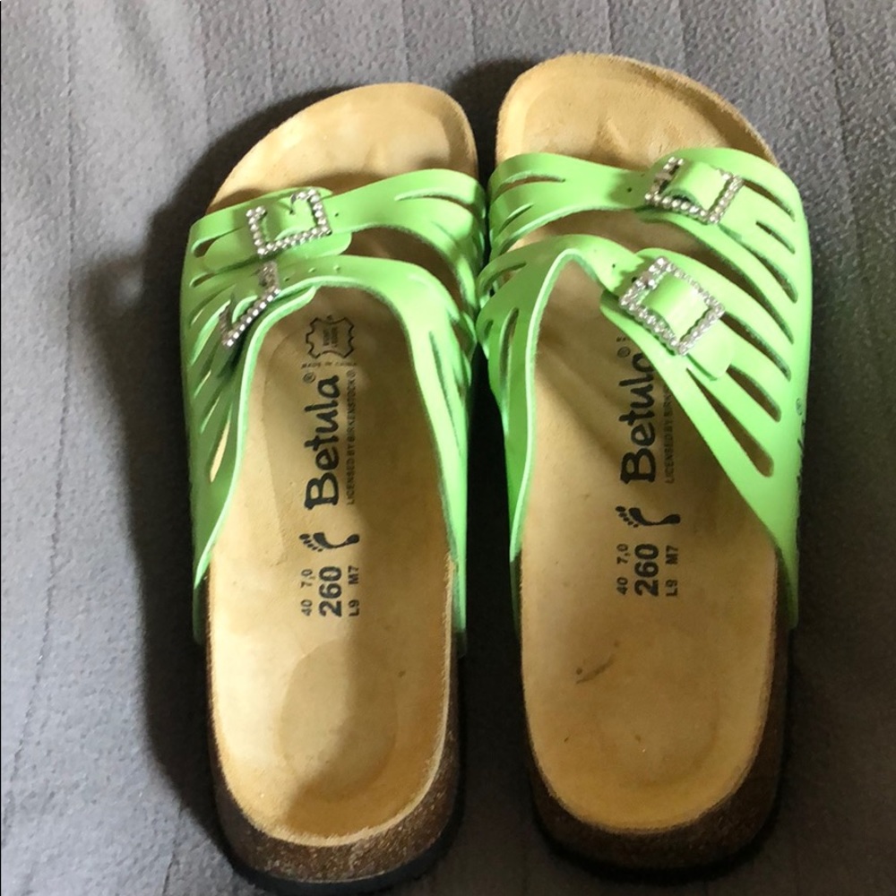 Birkies L8 39 55 slip ons - almost new condition